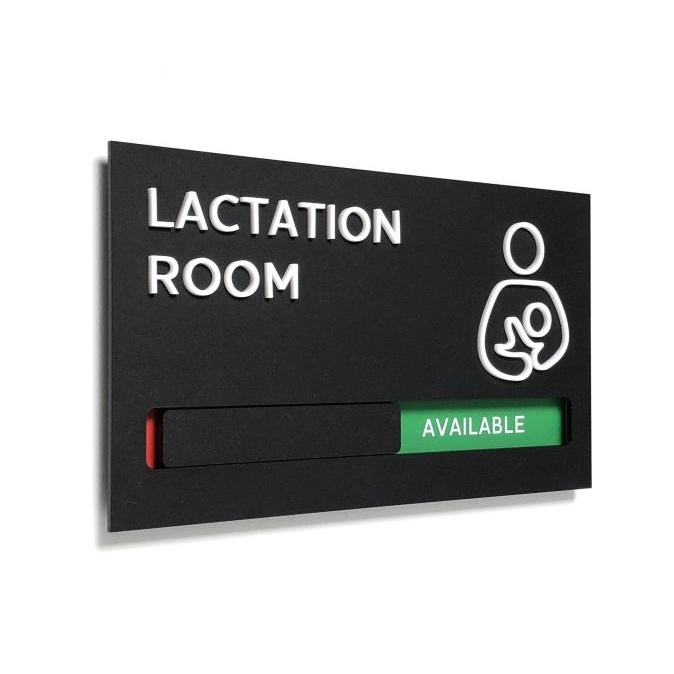 

Kubik Letters Acrylic Sign Lactation Room with Slider Ruang Laktasi