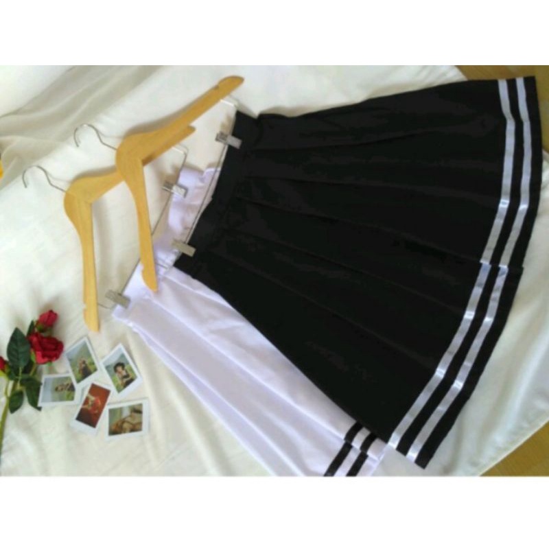 Daraline midi tennis/ rok wanita kekinian