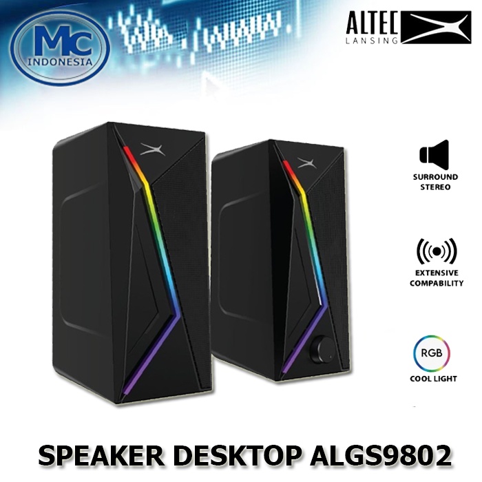 DESKTOP SPEAKER RGB ALGS9802 SPEAKER GAMING