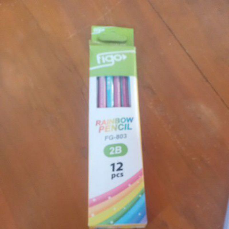 

pensil rainbow 1 pack isi 12