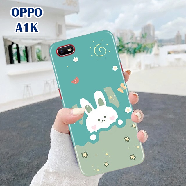 [H134] Case OPPO A1K Fashion Casing RABBIT Hardcase 3D Fullprint Kesing OPPO A1K - Casing OPPO A1K- 
