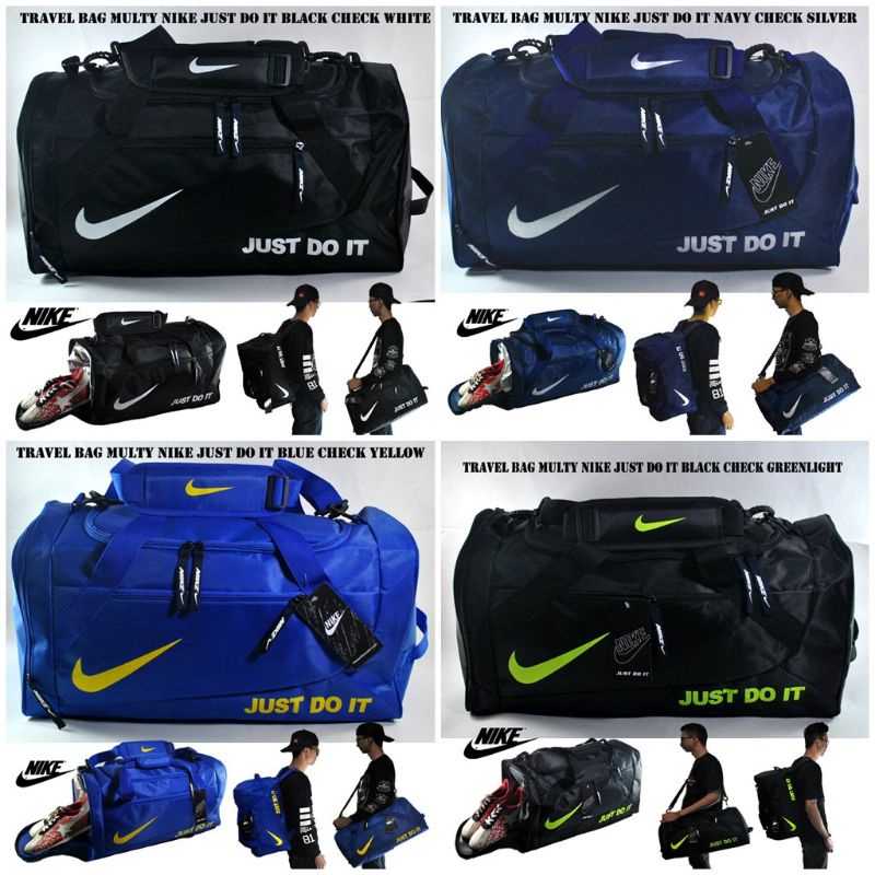 TAS GYM / TAS OLAHRAGA / TAS TRAVEL TRAVELBAG NIKE JUST DO IT