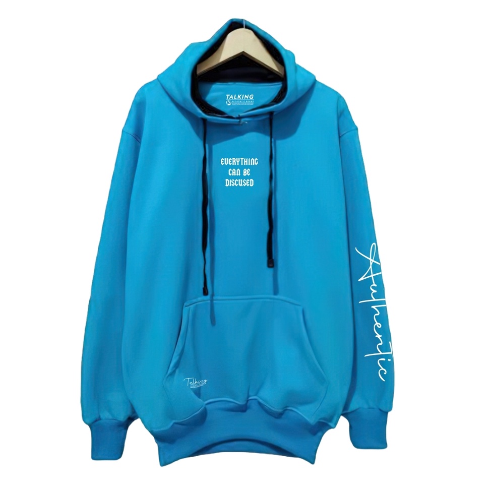 Hoodie Sweater Jumper Pria Wanita Oversize Jaket Suiter Hudi Cowok Cewek Keren Terbaru Talking