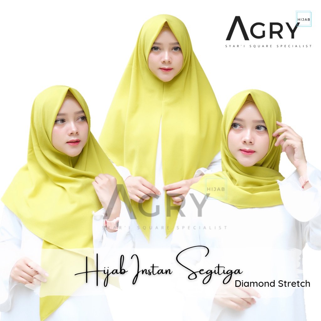 ᴀɢʀʏ Hijab Instan Segitiga