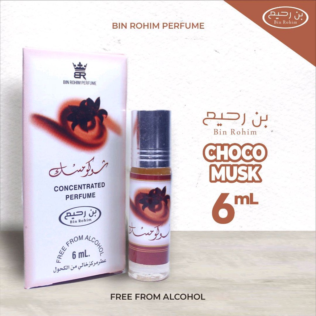 CHOCO MUSK Minyak Wangi Roll On Kemasan 6ml Non Alkohol