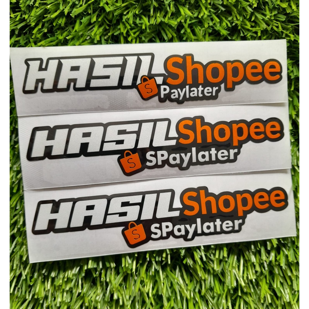 Stiker HASIL SHOPEE PAYLATER sticker shopee paylater viral. VOL.2