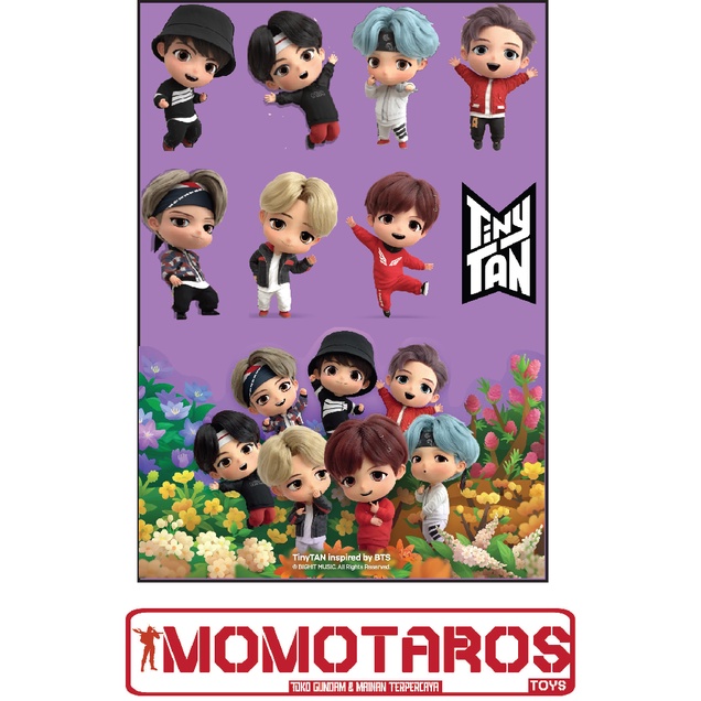Sticker murah anti air Tiny Tan BTS 1 pc