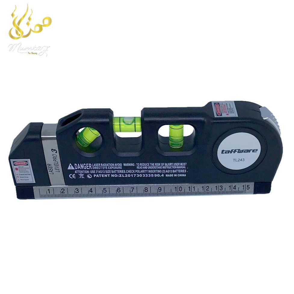 

Taffware LEVELPRO3 Penggaris Laser Horizontal 250CM + Waterpass [ Baasith ]