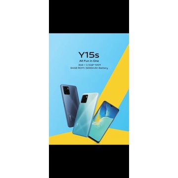 HANDPHONE VIVO Y15S 3/32GB GARANSI RESMI VIVO INDONESIA