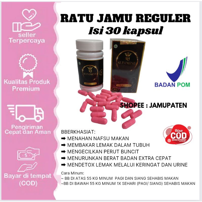 (COD)RATU JAMU REGULER HERBAL 100% DI JAMIN  AMPUH MENURUNKAN BERAT BADAN 7 HARI 7 KG