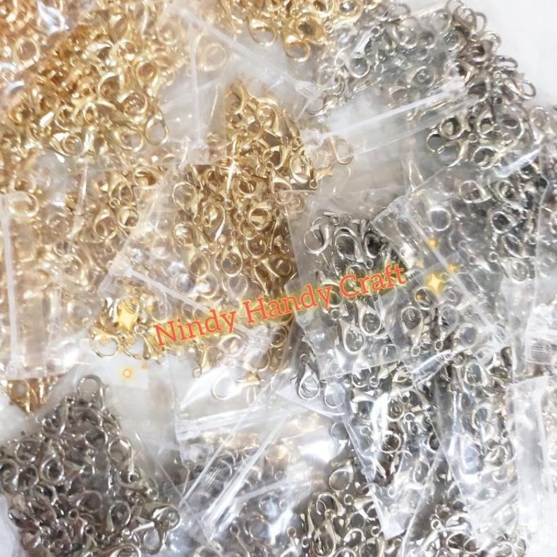 50Pcs Pengait Udang 12,14,16, 18Mm Monel - Kokot Udang 16Mm - Kait Udang Monel