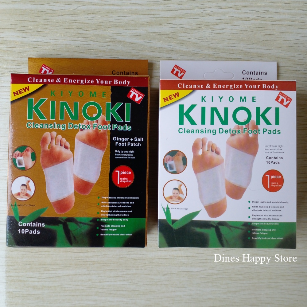 1 Box Kinoki Gold / Putih Isi 10 pcs Koyo Telapak Kaki Detok Herbal Detok Foot Kiyome Koyok