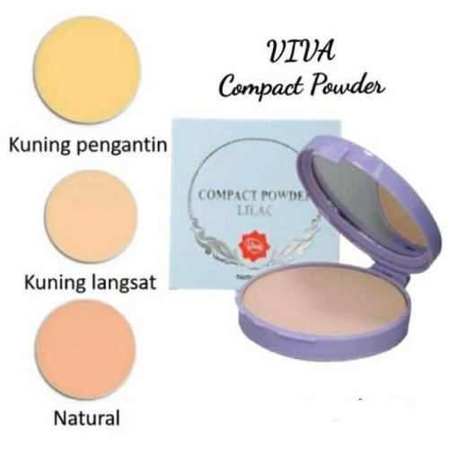 *galerybeautysemarang* Viva Compact Powder Lilac 19g Bedak Padat BPOM