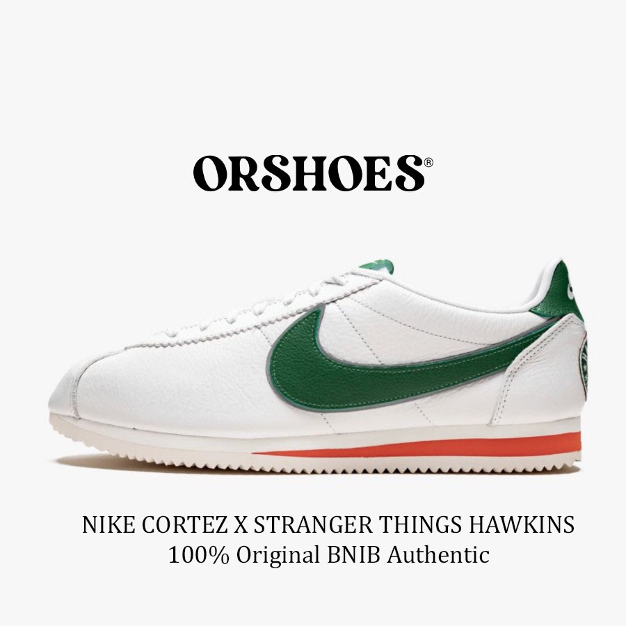 NIKE CORTEZ X STRANGER THINGS HAWKINS MADE IN INDONESIA ORIGINAL BNIB