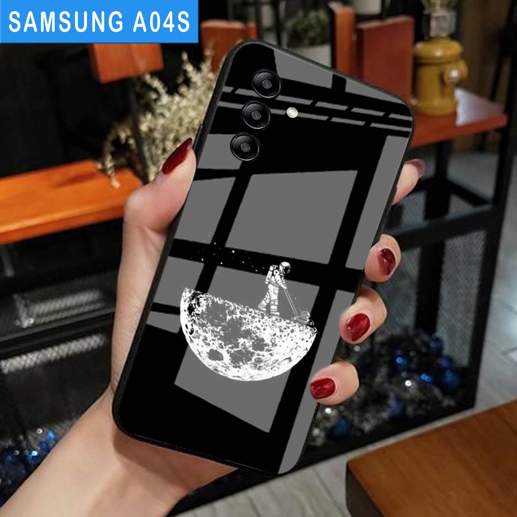 (S56) SoftCase Glass SAMSUNG A04S - casing Terbaru handphone - SAMSUNG A04S  - pelindung handphone -