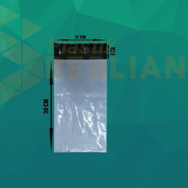 

Plastik Amplop Packaging Polymailer Polybag 17x30 isi 100 White