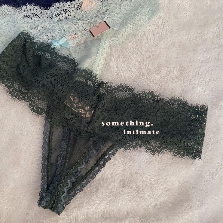 KODE-KU22 VS THE LACIE SOLANGE Floral Lace Panty Underwear / Sexy Panties Lingerie Semi Thong Gstrin