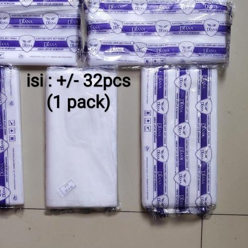 

Plastik Tahan Panas / Plastik Anti Panas uk 25x45 (uk 3kg) isi 5 bks