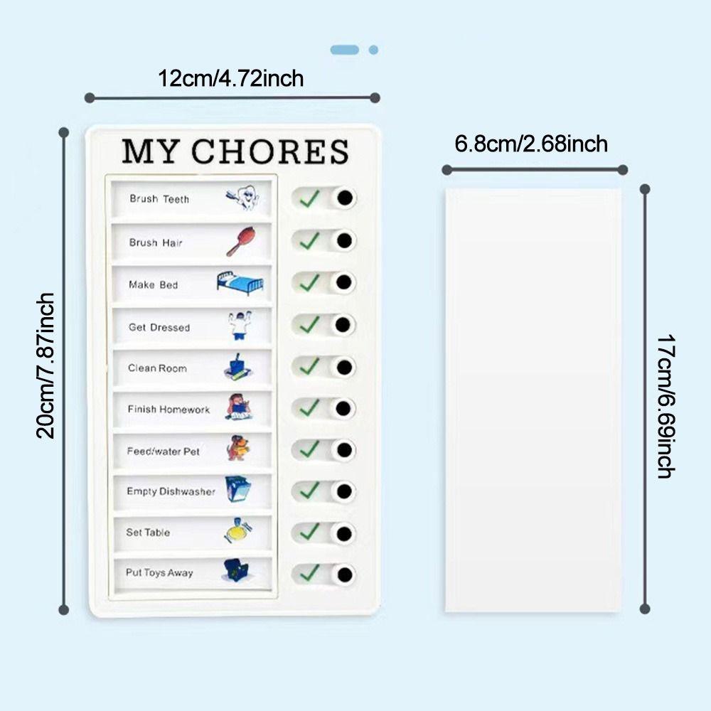 Suyo Checklist Daily Planner Student Papan Perencanaan Tugas Liburan Reusable