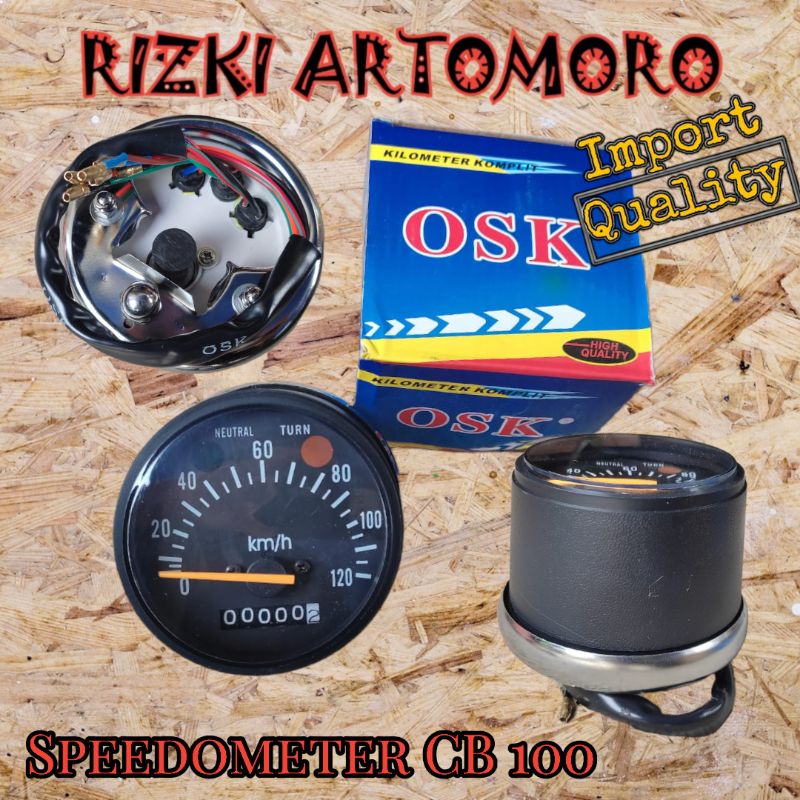 Speedometer Bulat klasik variasi custom cb 100 jastyle rx king tiger scorpio triumph bober scrambler