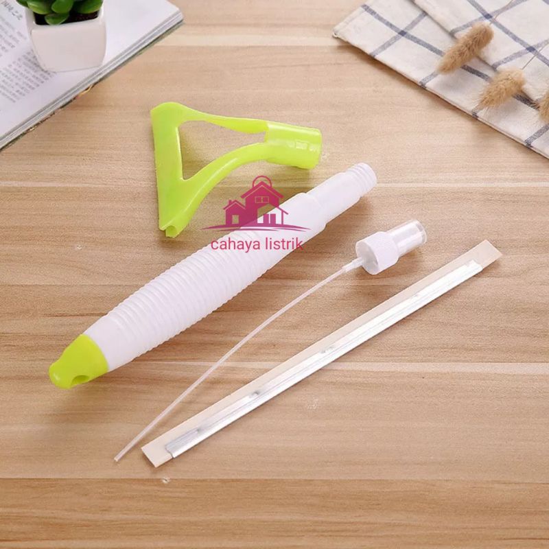 Spray window cleaner 2 in 1 / wiper pembersih kaca serbaguna rumah set alat kebersihan mobil home on