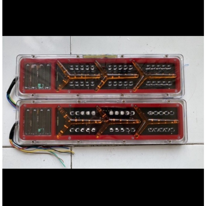 Stop lamp truk lampu led variasi mobil truk truck 24 volt A250