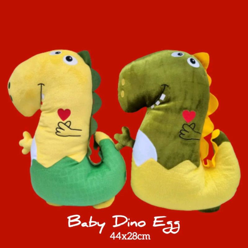 BONEKA BABY DINOSAURUS IN EGG 44X28 CM