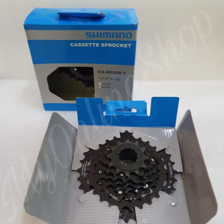 [KODE PRODUK 77MJT8733] Sprocket Cassette SHIMANO Slup CS HG200 7 Speed dan CS HG200 8 Speed Slop