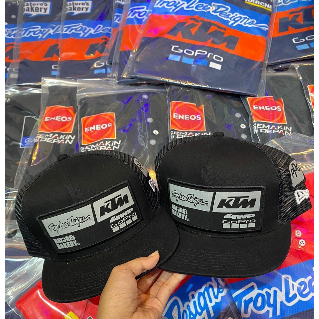 TOPI KTM - TOPI JARING- TOPI JARING RACING - TOPI MOTOCROSS- TOPI RACING