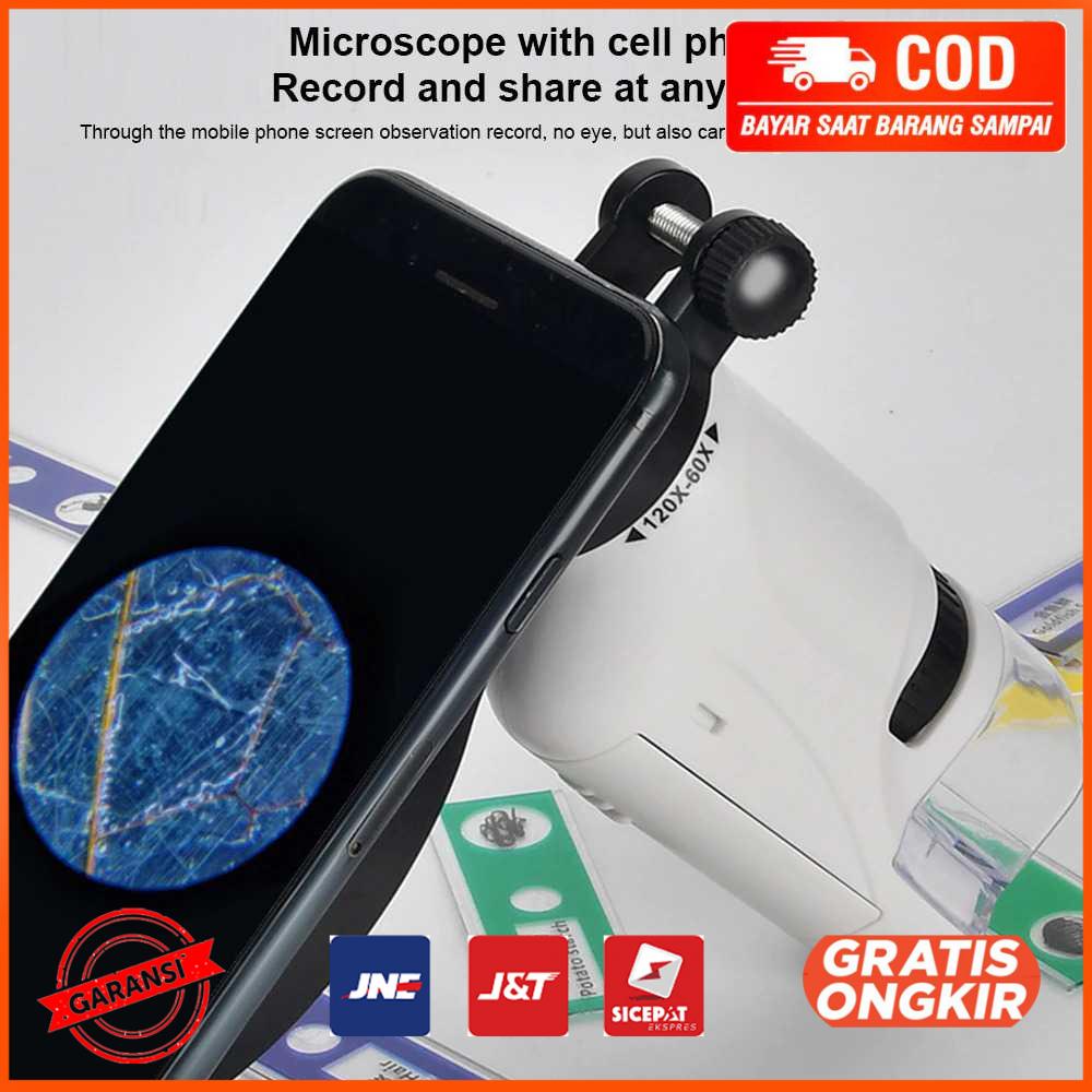 Mikroskop Mini Pocket Lab 60X-120X Magnification - X46