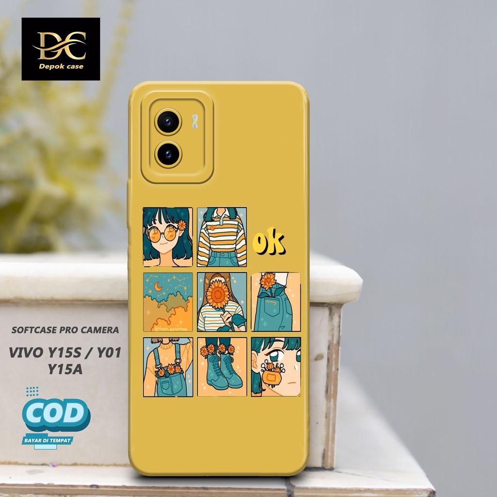 Case Vivo Y15s / Y01 / Y15A Terbaru - FasHion Case AESTHETIC - Casing Hp Vivo Y15s / Y01 / Y15A Terb