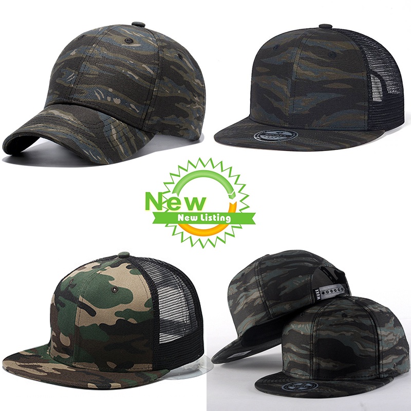 Topi Snapback Motif Camouflage Gaya Hip Hop Untuk topi pria topi wanita fashion