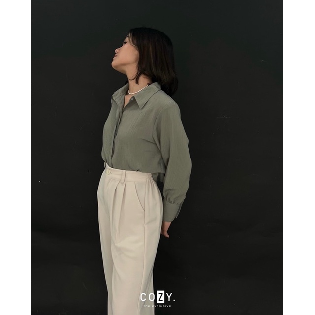 SIVALI COZY Le Metier Shirt | Kemeja Wanita Atasan Baju Kerja Office 234