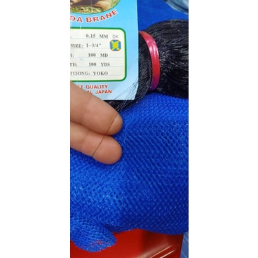 15 jaring burung hitam 1¾ inch tinggi 4 meter jaring saja