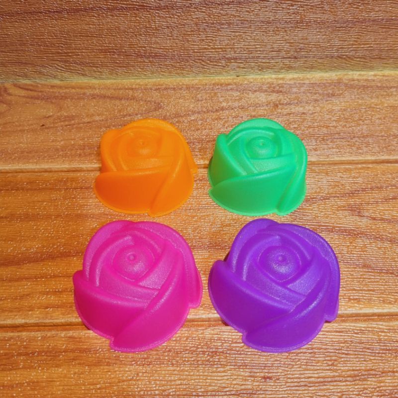 [ KH ] Cetakan Agar Bunga Isi 6pc / Cetakan Jelly Flower Murah / Cetakan Agar Plastik