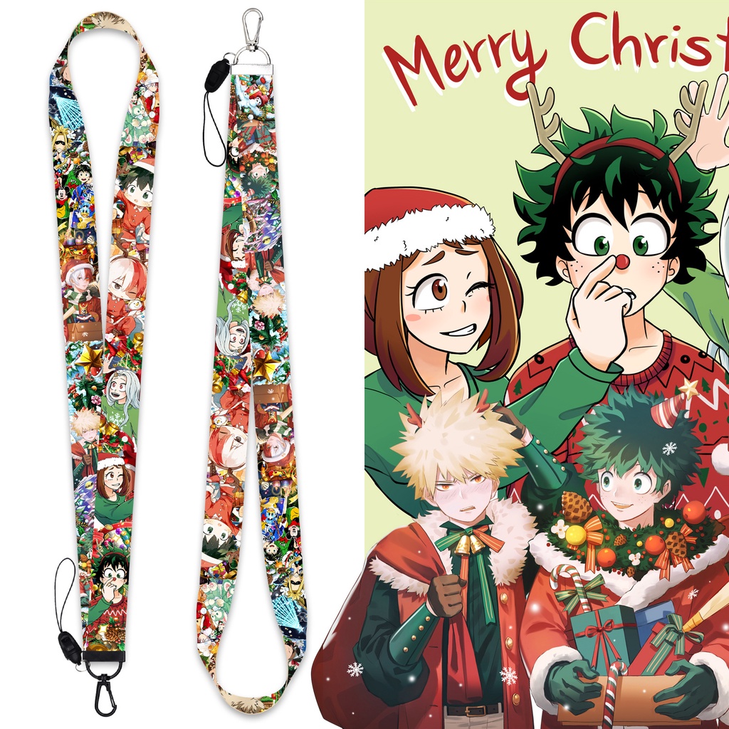 Tali Lanyard Desain My Hero Academia Untuk Natal