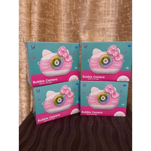 KEKINIAN TERMURAH Mainan anak bubble camera  music light ci