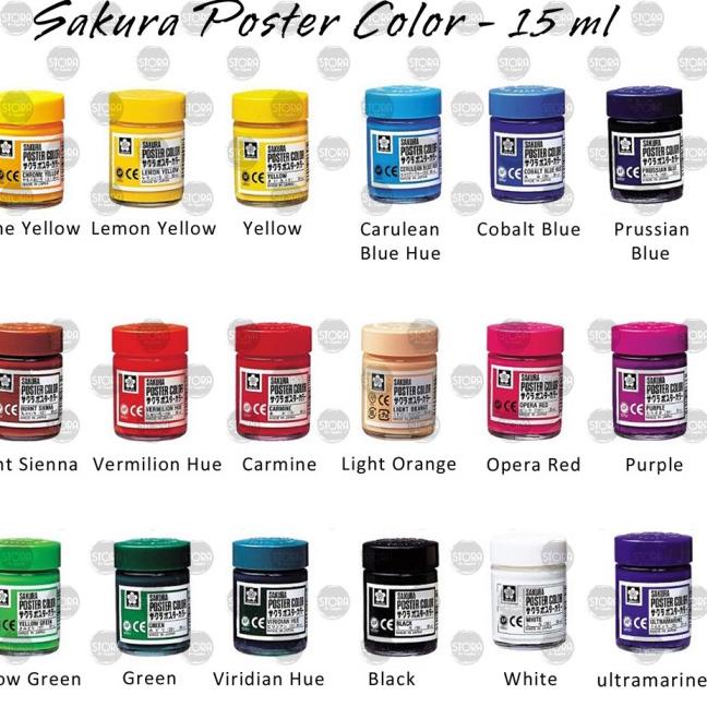 

SAKURA COLOR / CAT POSTER - 15 ml - yellow green
