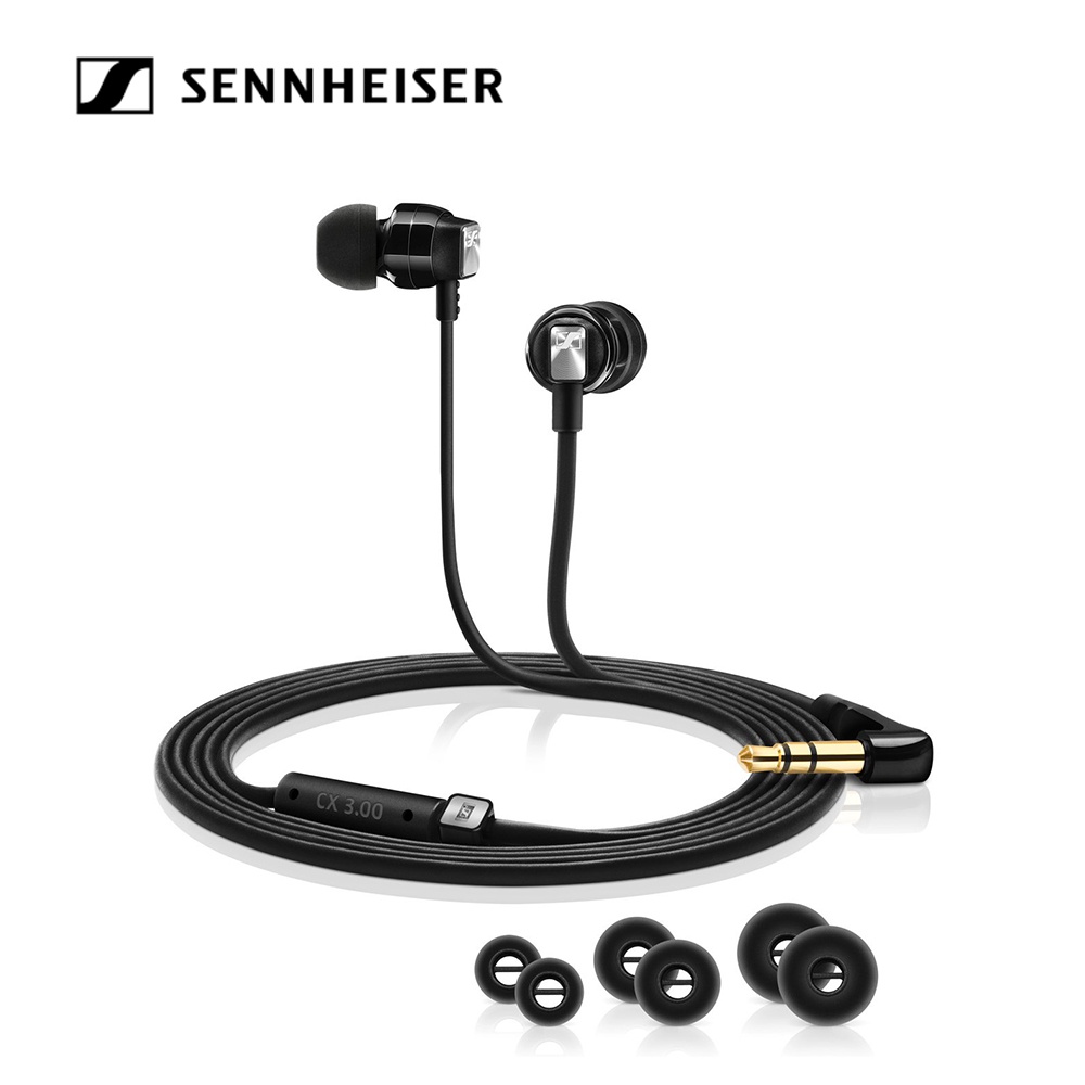 Sennheiser CX3.00 Headset Kabel Stereo Dinamis Pengurangan Kebisingan Dengan Jack 3.5mm