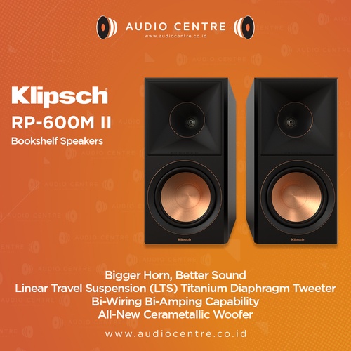 Klipsch RP-600M II RP 600M MKII Reference Premier Bookshelf Speaker