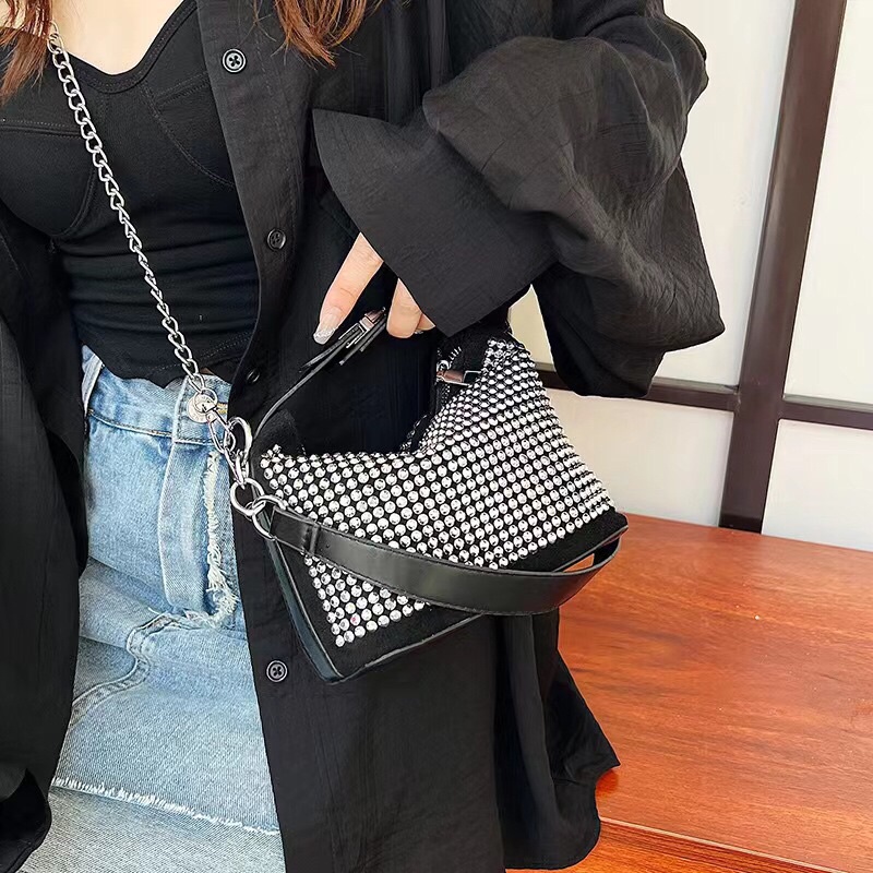 SG2101 syafniegalery Hand bag blink tali Rantai import blingbling