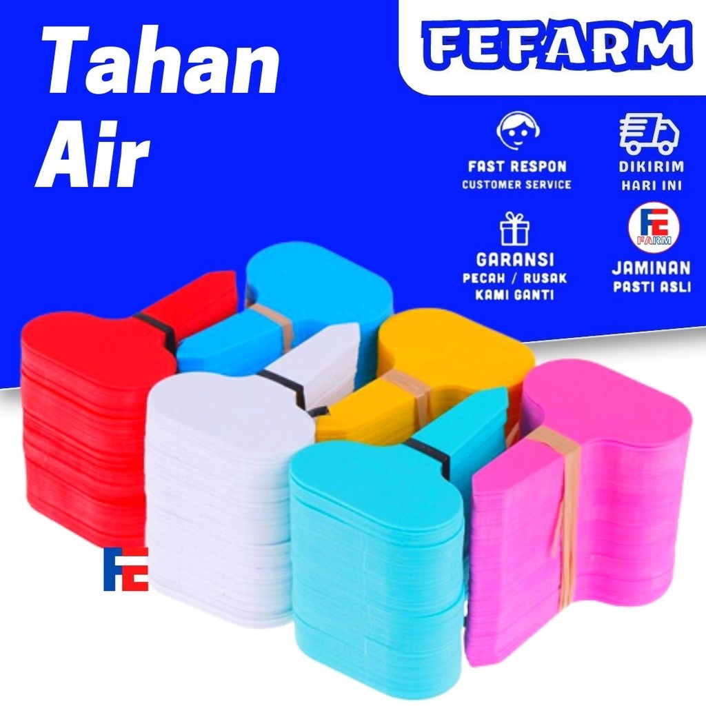 Penanda Label Name Tag Tanaman Slip On Plant Marker Nama Waterproof Anti Air FEFARM