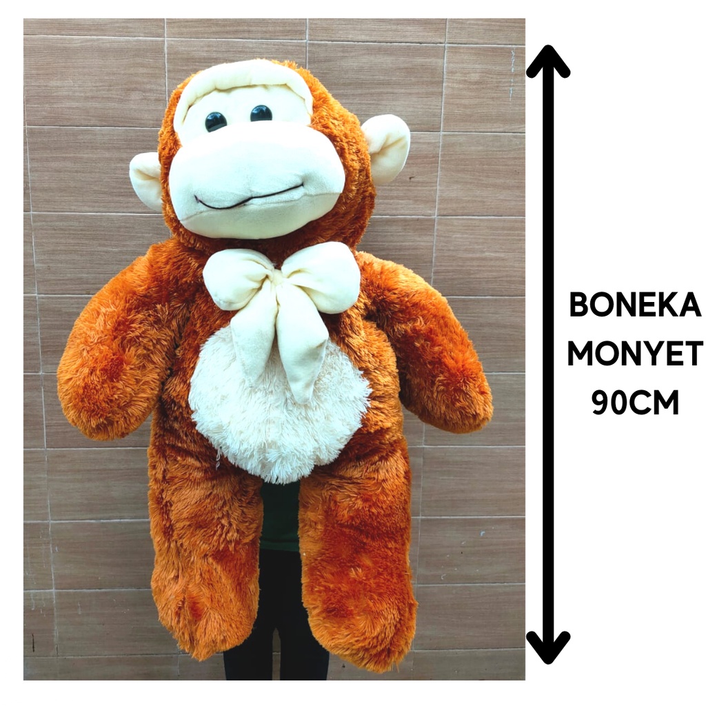 Boneka Monyet Monkey Cute ukuran besar jumbo