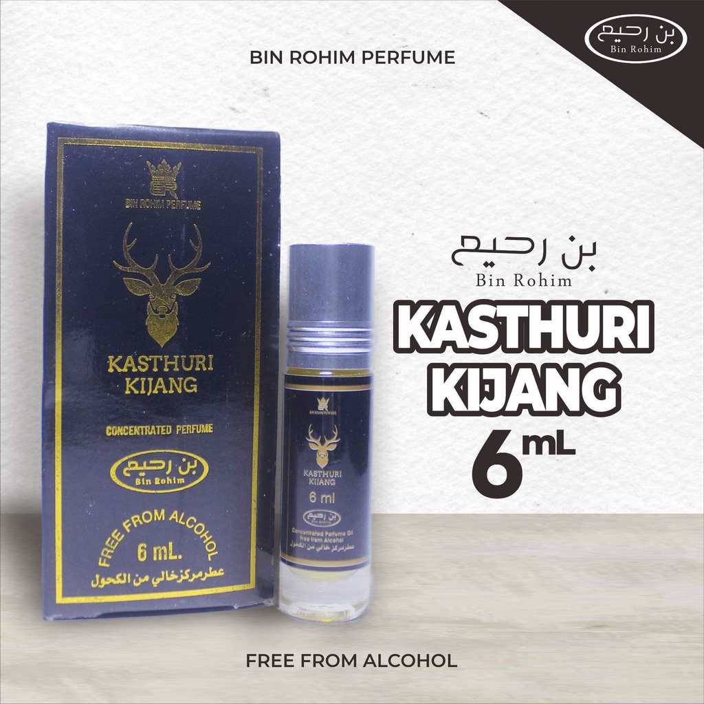 KASTHURI KIJANG Parfum Kemasan 6ml Minyak Wangi Roll On Non Alkohol