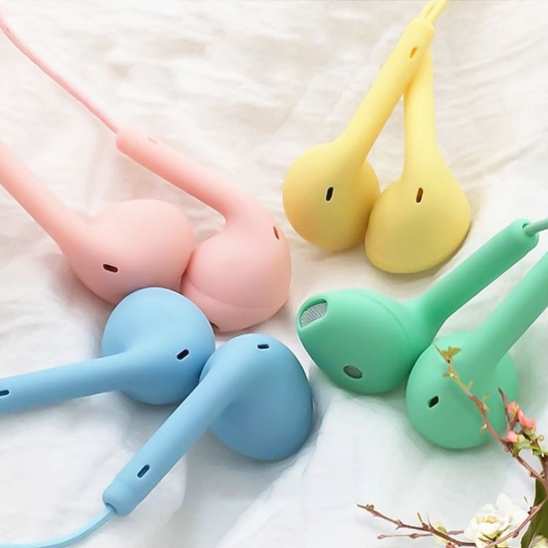 Earphone Handsfree Handset Macaron U19
