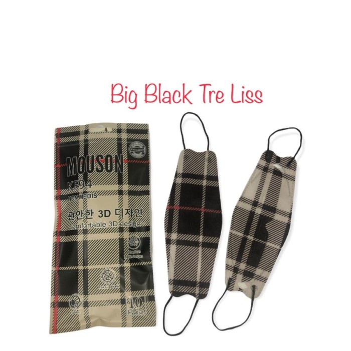 

MASKER MOUSON KF94 BIG BLACK TRELIS ISI 10PCS
