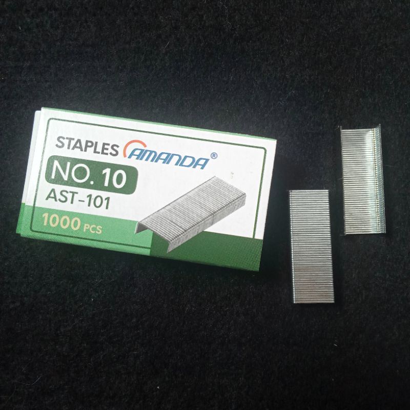 

Isi Staples Amanda no. 10 (Isi 1000 pcs)