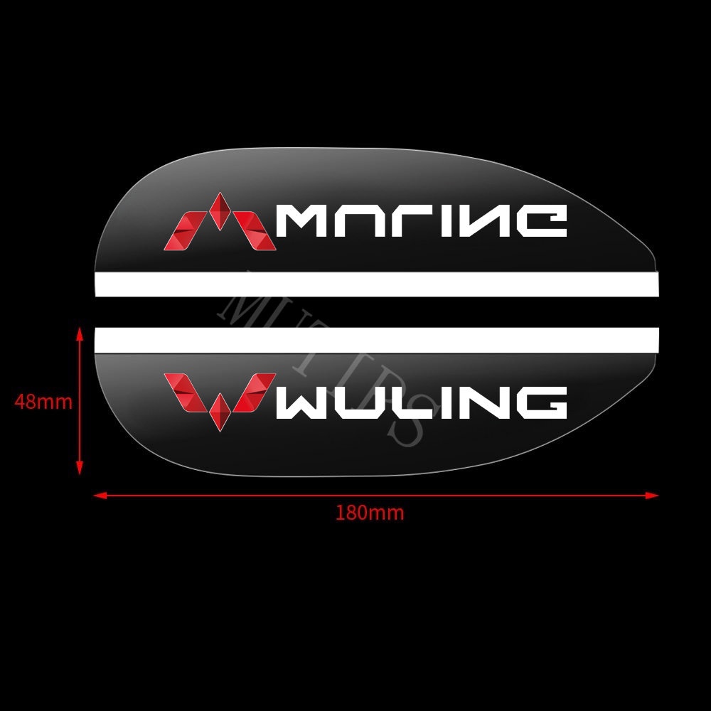 2pcs Eyebrow Pelindung Kaca Spion Mobil Untuk Wuling Confero Cortez Almaz