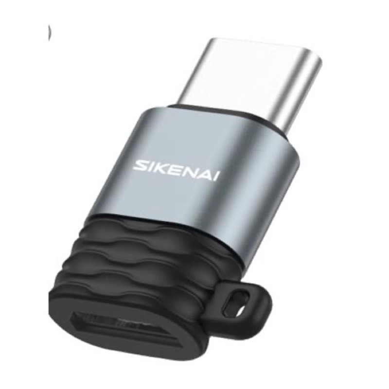 SIKENAI Adapter Micro USB To Type-C T6 Micro USB Po To Type-C Po For Charging + Transmission