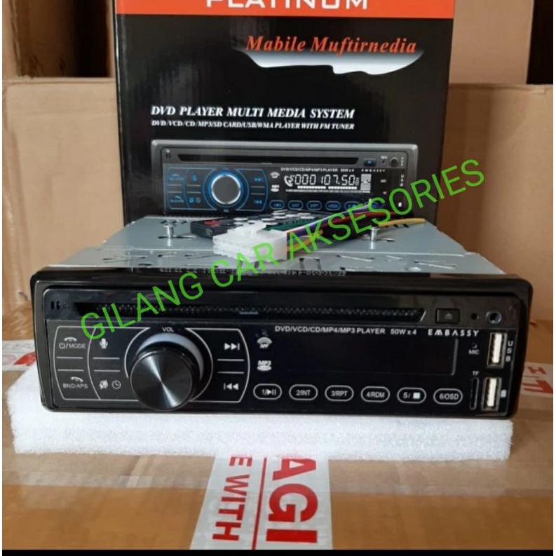 Tape Mobil DVD  Mp3 Usb Single Din Embassy